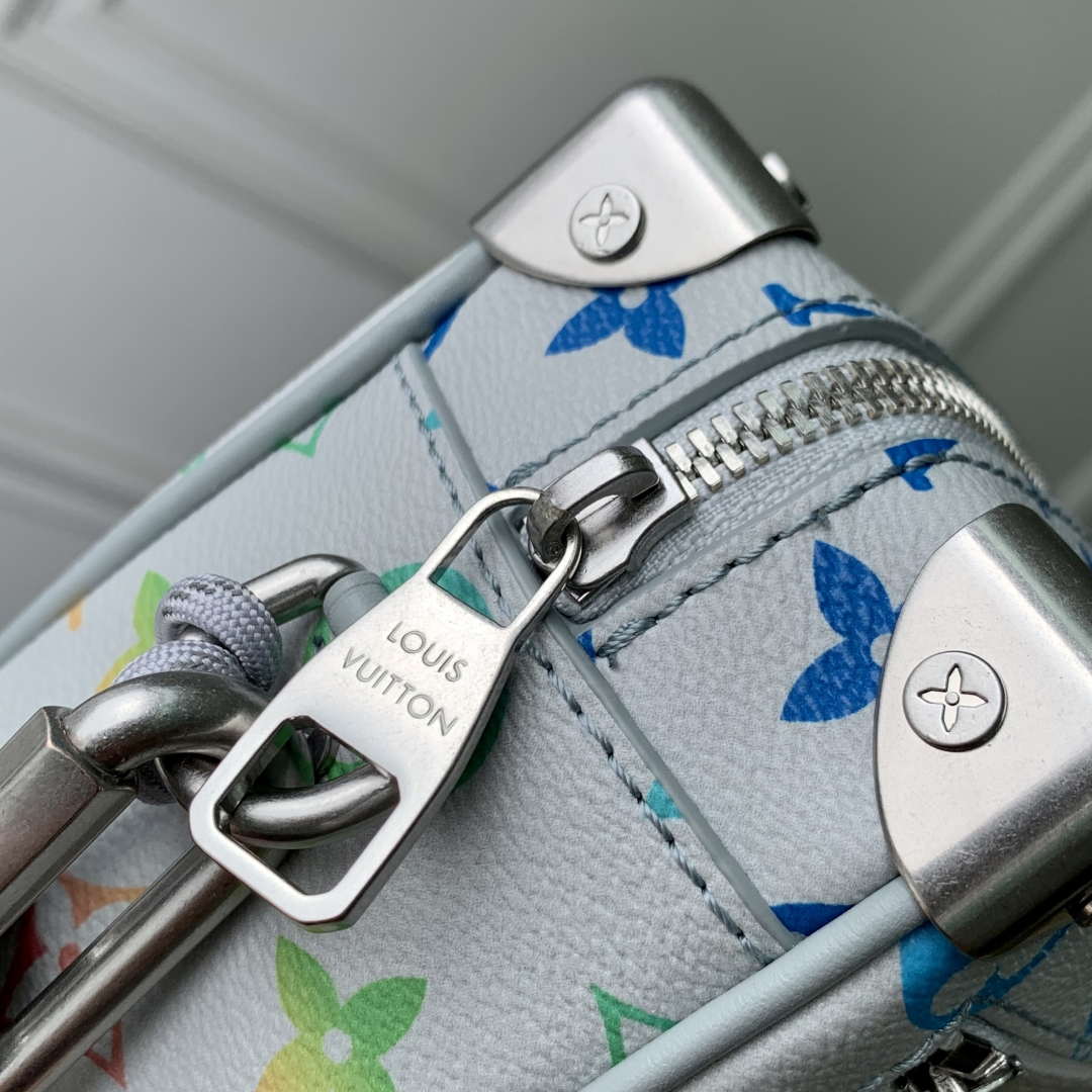 LV M13901 Louis Vuitton Bolsa Soft Trunk Mini Bag Gray gradient - Default Title - View 6