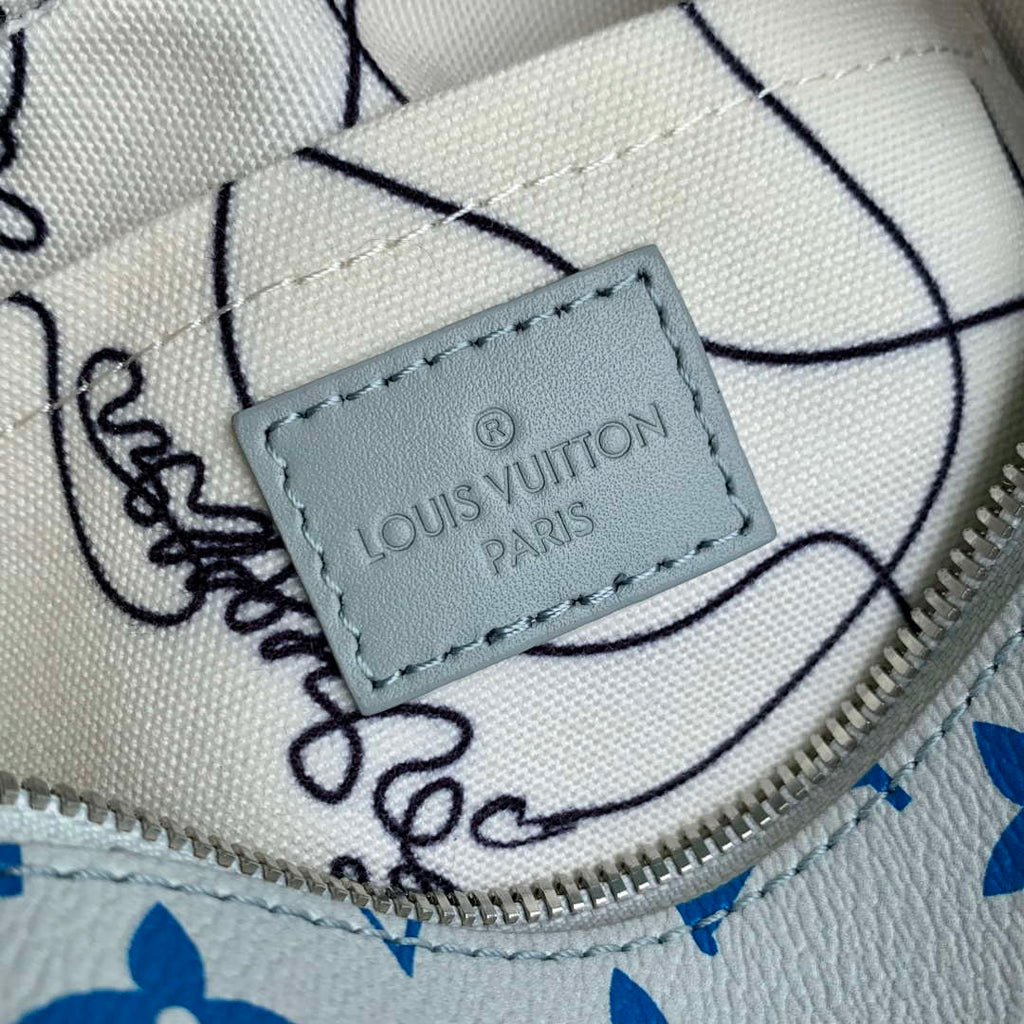 LV M13901 Louis Vuitton Bolsa Soft Trunk Mini Bag Gray gradient