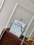 LV M13905 Louis Vuitton Nano Steamer Bag Gray gradient