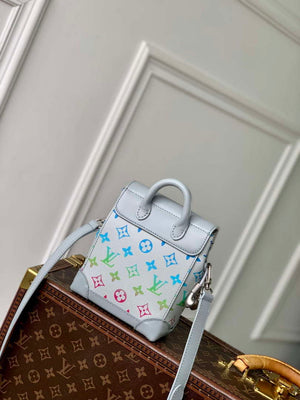 LV M13905 Louis Vuitton Nano Steamer Bag Gray gradient - Default Title - View 3