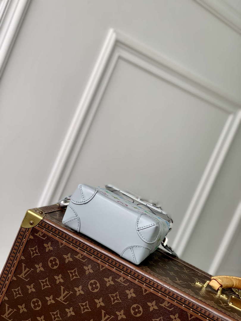 LV M13905 Louis Vuitton Nano Steamer Bag Gray gradient - Default Title - View 4