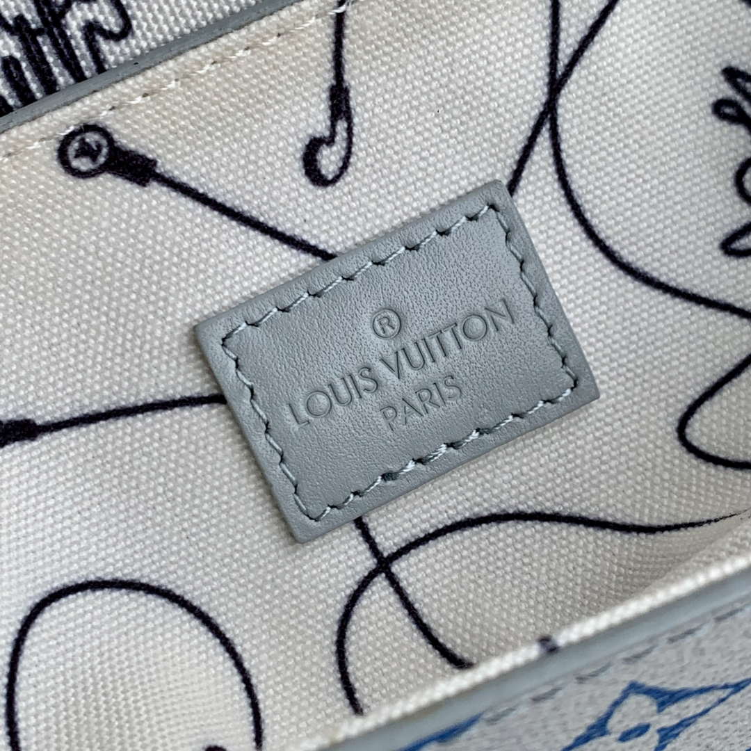 LV M13905 Louis Vuitton Nano Steamer Bag Gray gradient - Default Title - View 8