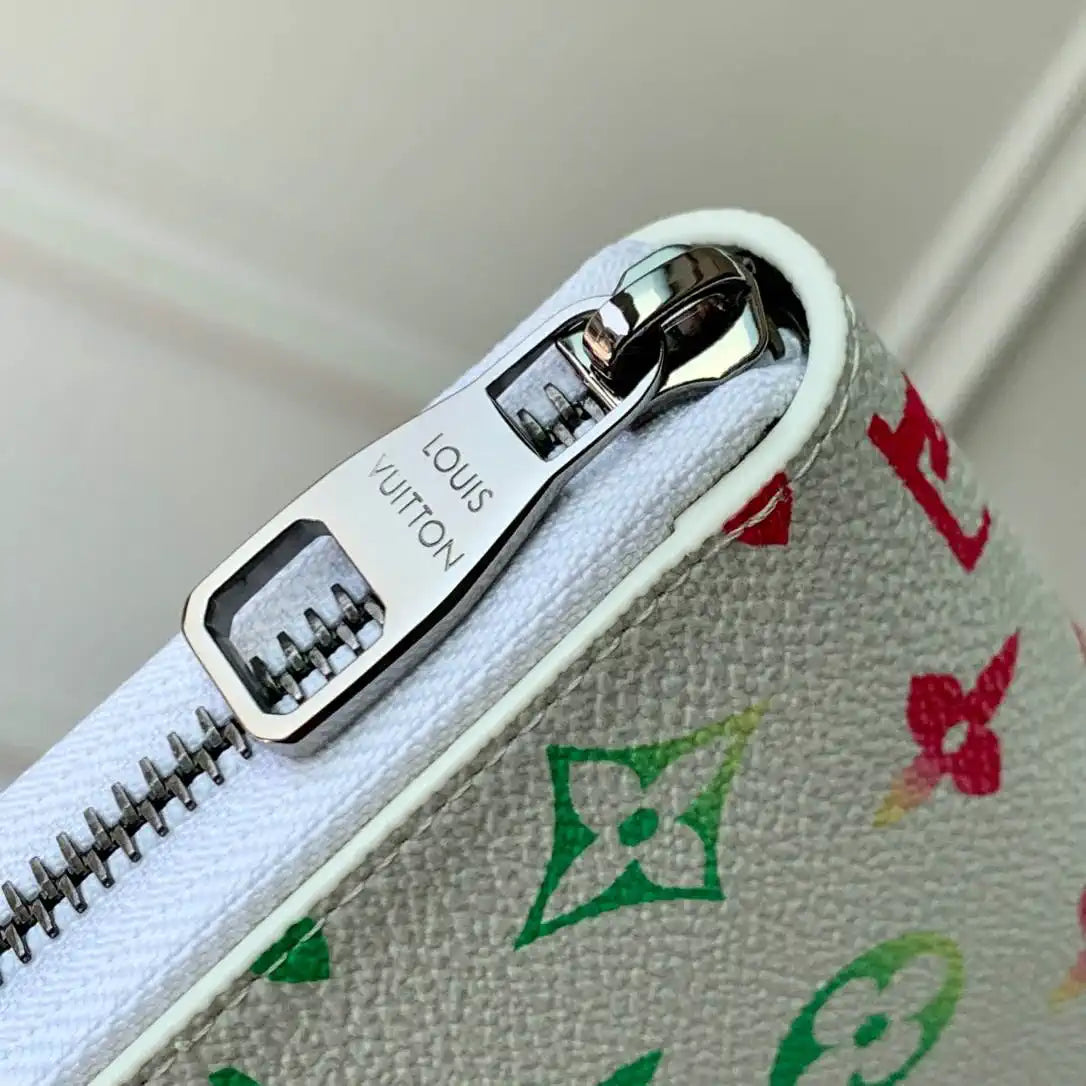 LV M13908 Louis Vuitton Zippy Wallet Monogram Empreinte White