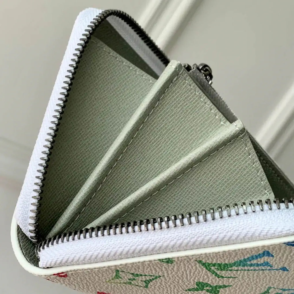 LV M13908 Louis Vuitton Zippy Wallet Monogram Empreinte White
