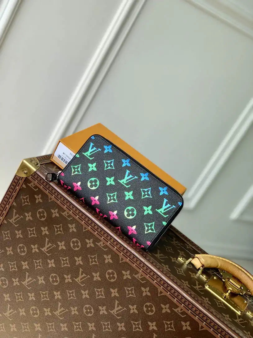 LV M13908 Louis Vuitton Zippy Wallet Monogram Empreinte Black