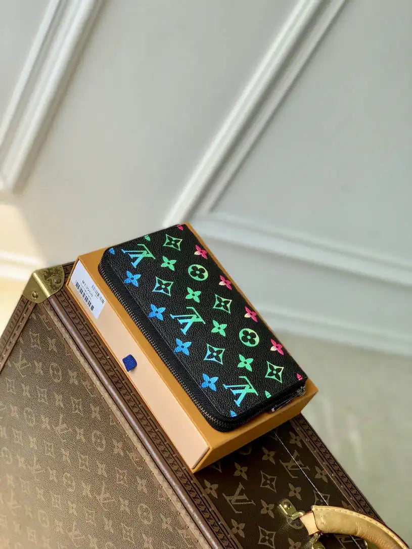 LV M13908 Louis Vuitton Zippy Wallet Monogram Empreinte Black