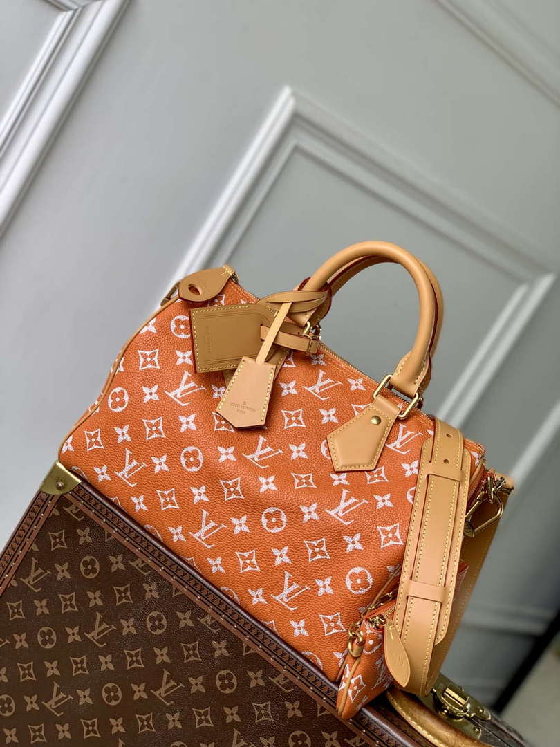 LV M13914 Louis Vuitton Speedy P9 Bandouliere 30 Bag Orange