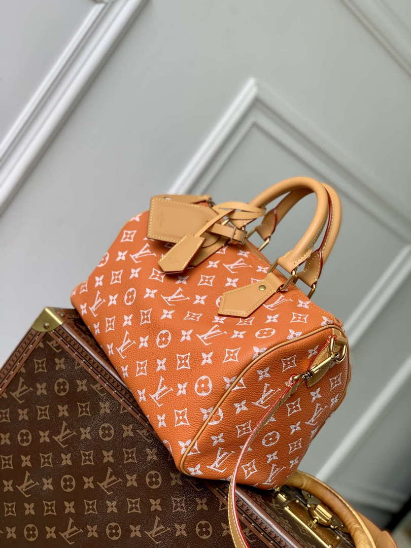 LV M13914 Louis Vuitton Speedy P9 Bandouliere 30 Bag Orange - Default Title - View 2