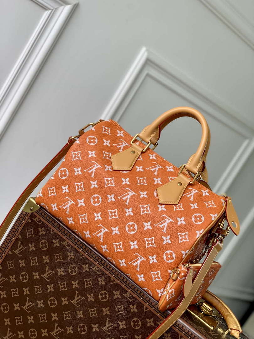 LV M13914 Louis Vuitton Speedy P9 Bandouliere 30 Bag Orange