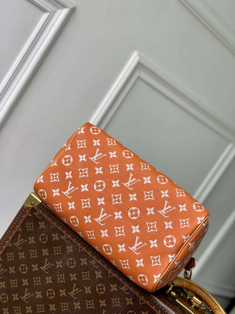 LV M13914 Louis Vuitton Speedy P9 Bandouliere 30 Bag Orange - Default Title - View 4