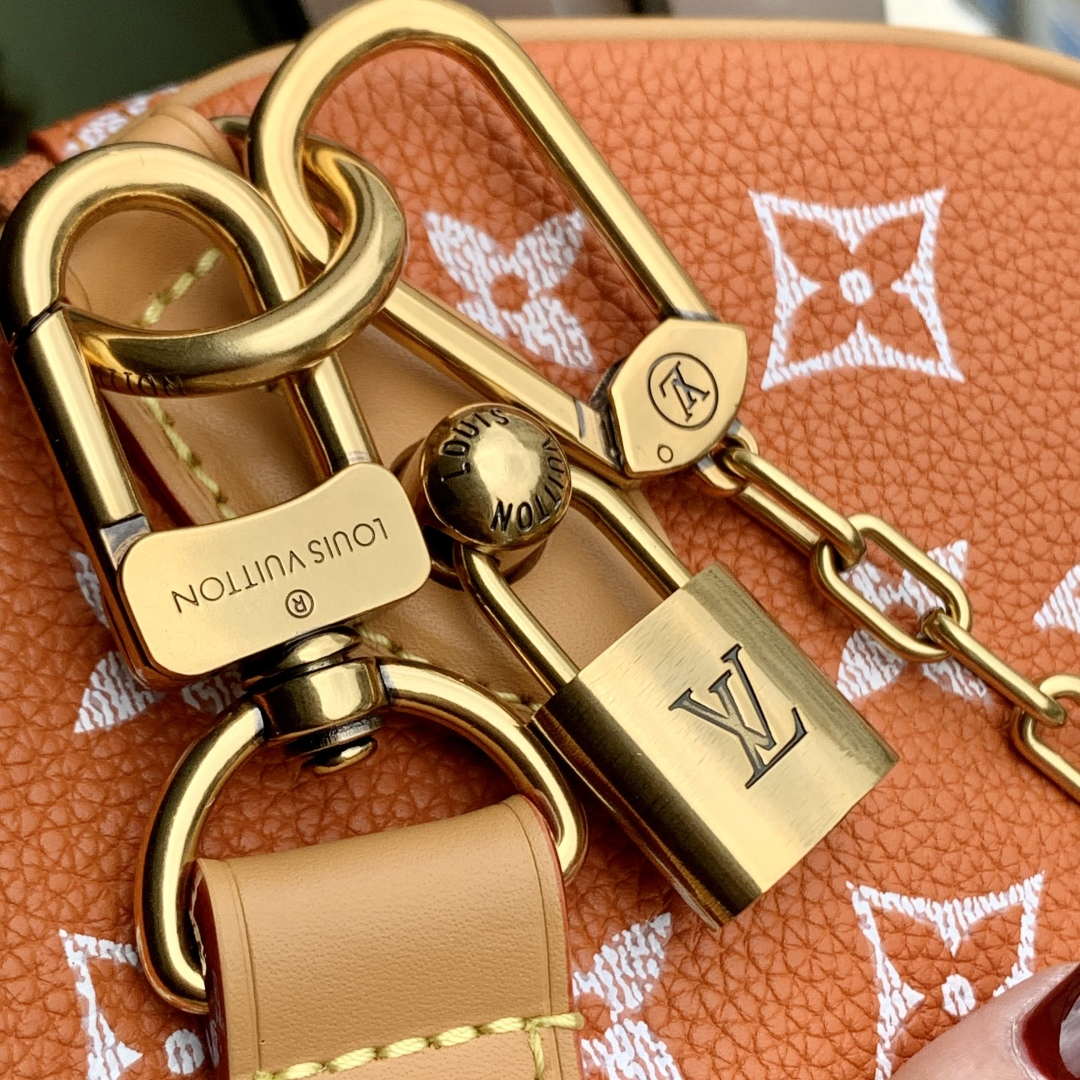 LV M13914 Louis Vuitton Speedy P9 Bandouliere 30 Bag Orange