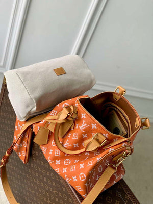 LV M13914 Louis Vuitton Speedy P9 Bandouliere 30 Bag Orange - Default Title - View 9