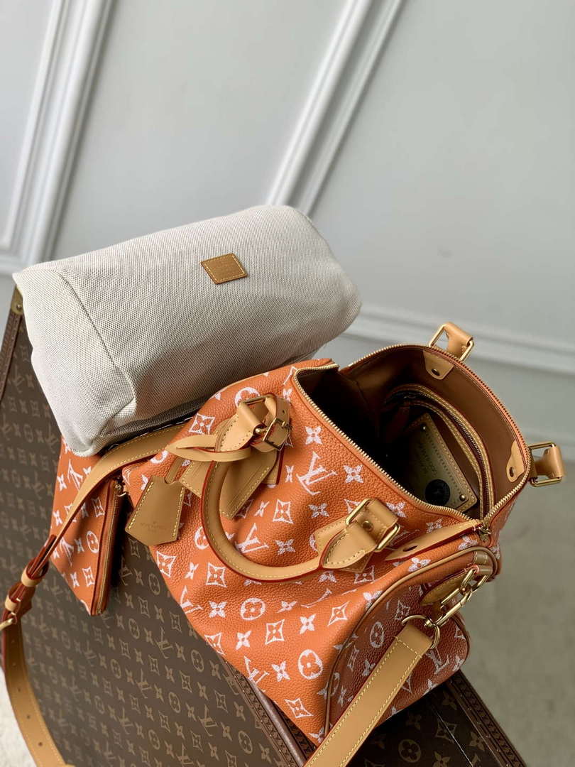 LV M13914 Louis Vuitton Speedy P9 Bandouliere 30 Bag Orange - Default Title - View 9