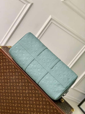 LV M13976 Louis Vuitton Keepall Bandouliere 50 Bag Misty Lake Green - Default Title - View 4