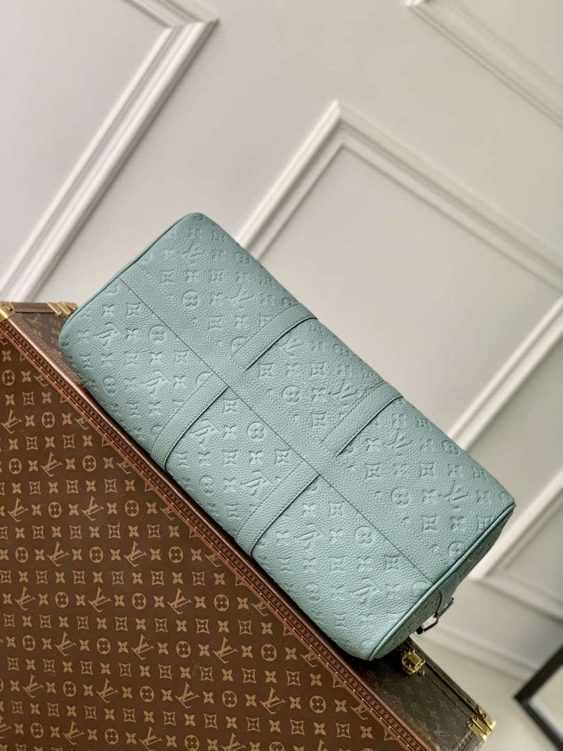 LV M13976 Louis Vuitton Keepall Bandouliere 50 Bag Misty Lake Green