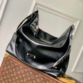 LV M13986 Louis Vuitton Vagabond Hobo Bag Black LV Night - Default Title - View 1