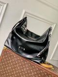LV M13986 Louis Vuitton Vagabond Hobo Bag Black LV Night