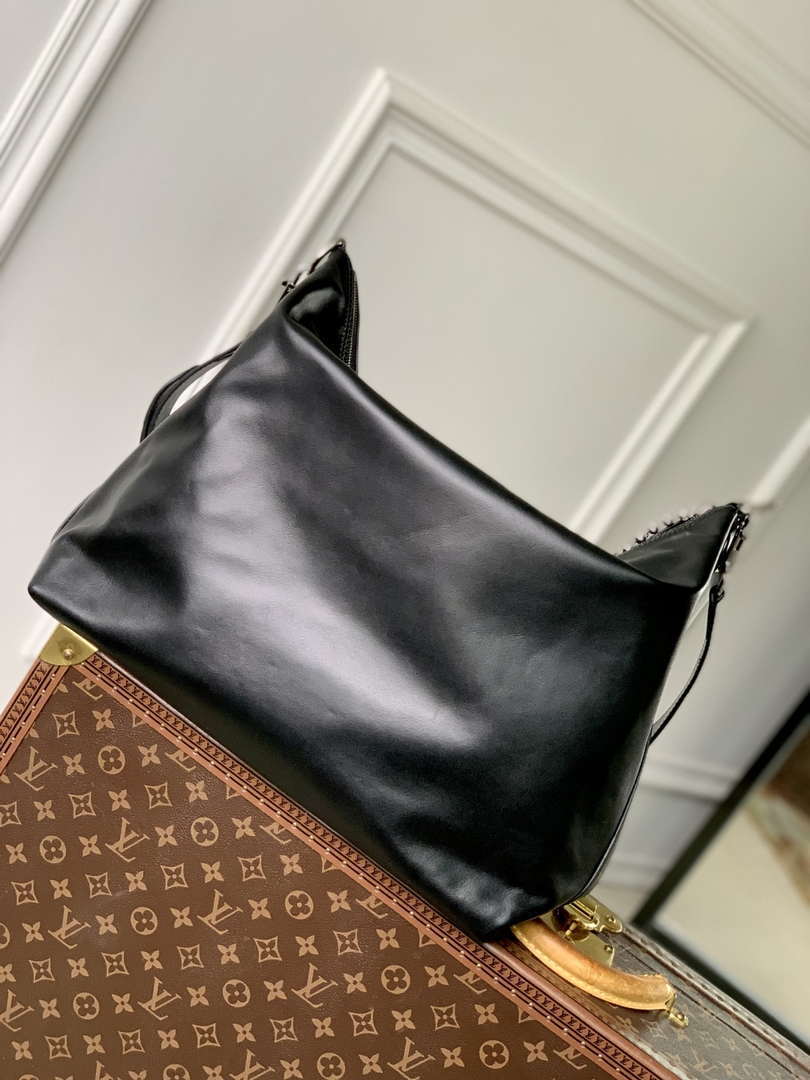 LV M13986 Louis Vuitton Vagabond Hobo Bag Black LV Night
