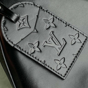 LV M13986 Louis Vuitton Vagabond Hobo Bag Black LV Night - Default Title - View 6