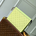 LV M14011 Louis Vuitton Pochette Voyage MM Bag Lemon Green - Default Title - View 1