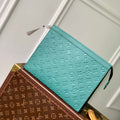 LV M13666 Louis Vuitton Pochette Voyage MM Bag new Green - Default Title - View 1