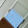 LV M14011 Louis Vuitton Pochette Voyage MM Bag Sky Blue - Default Title - View 1