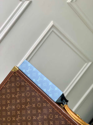 LV M14011 Louis Vuitton Pochette Voyage MM Bag Sky Blue - Default Title - View 5