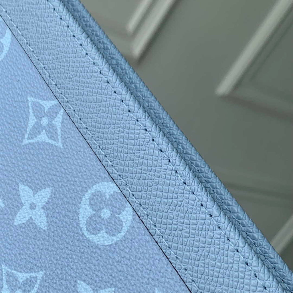 LV M14011 Louis Vuitton Pochette Voyage MM Bag Sky Blue