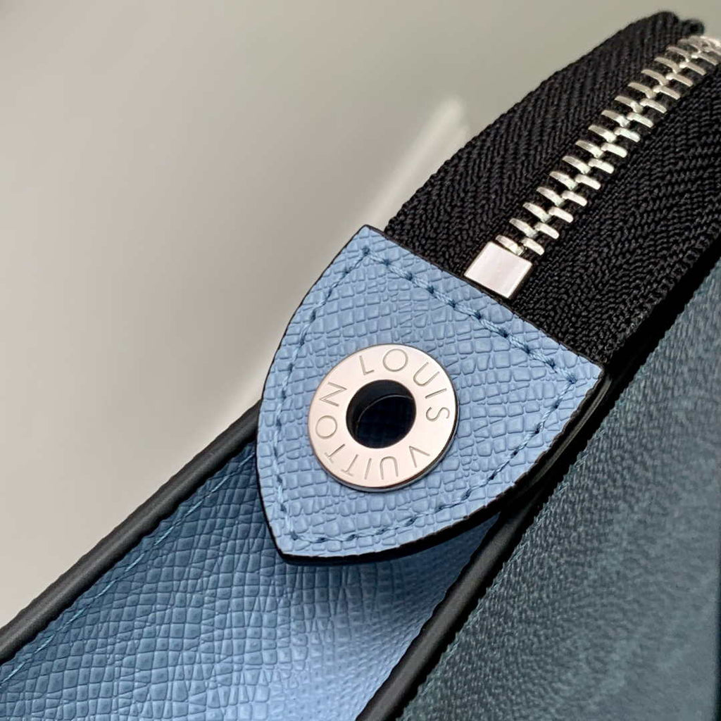 LV M14011 Louis Vuitton Pochette Voyage MM Bag Sky Blue