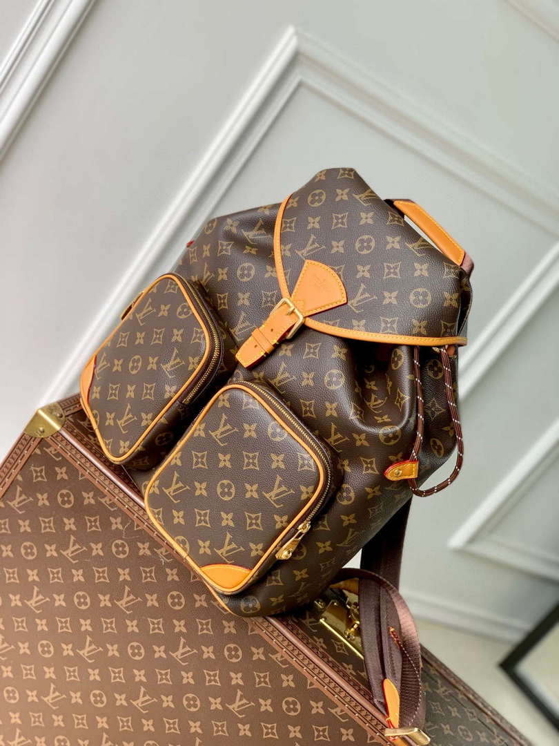 LV M14015 Louis Vuitton Montsouris Cargo Backpack Monogram