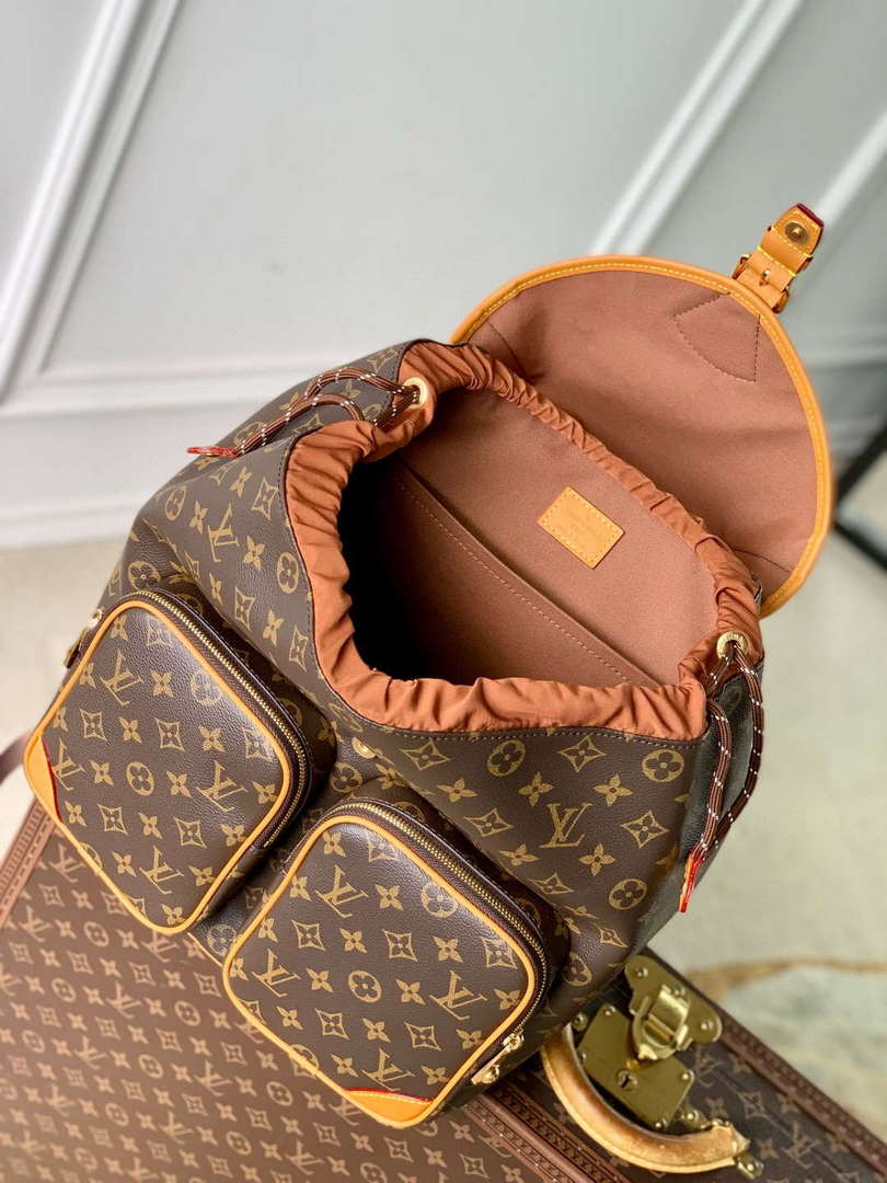LV M14015 Louis Vuitton Montsouris Cargo Backpack Monogram - Default Title - View 8