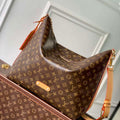 LV M14018 Louis Vuitton Vagabond Hobo Bag Monogram coated canvas - Default Title - View 1