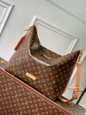 LV M14018 Louis Vuitton Vagabond Hobo Bag Monogram coated canvas - Default Title - View 1