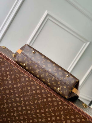 LV M14018 Louis Vuitton Vagabond Hobo Bag Monogram coated canvas - Default Title - View 4