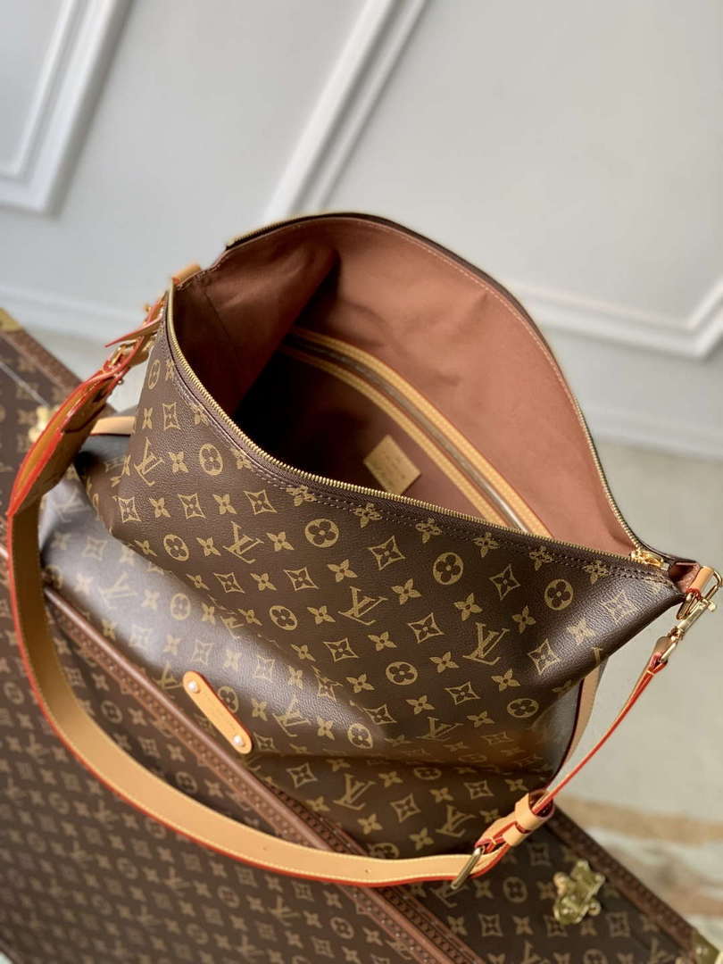 LV M14018 Louis Vuitton Vagabond Hobo Bag Monogram coated canvas