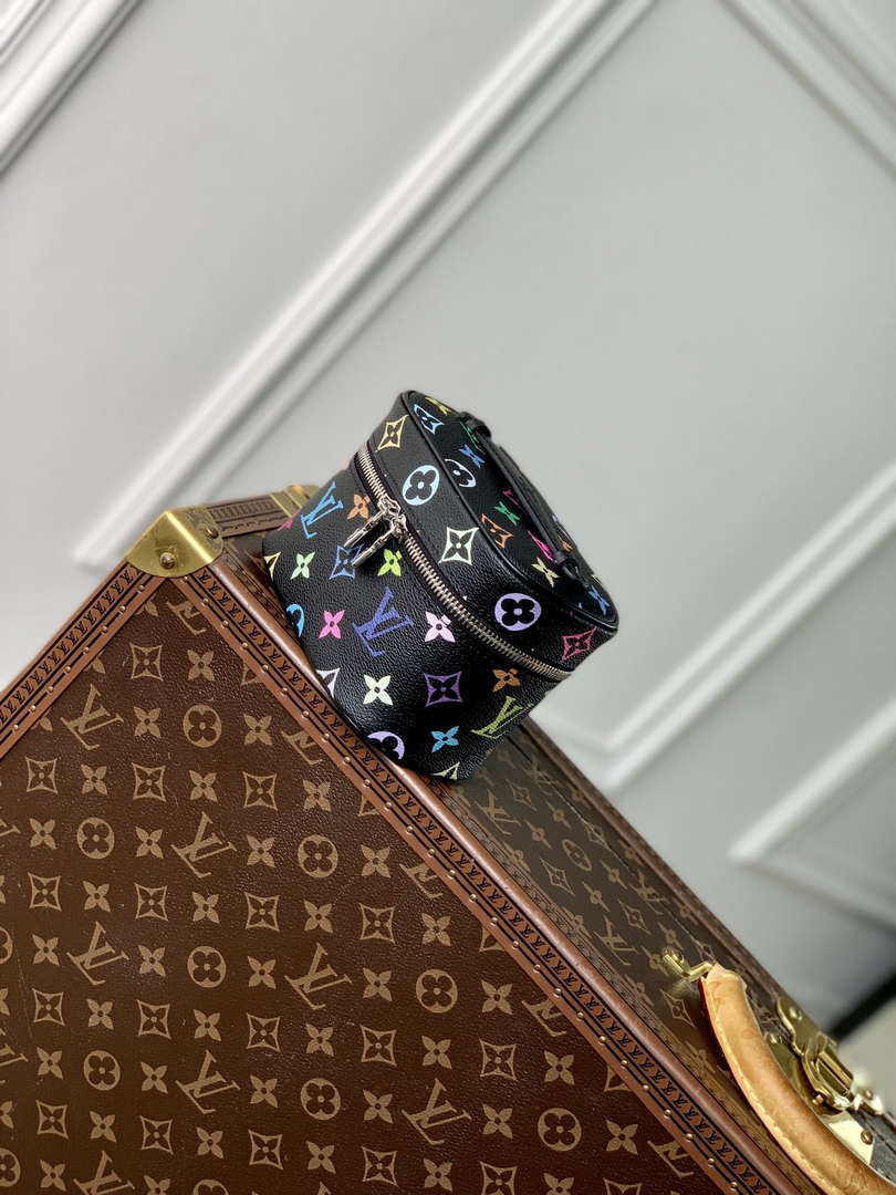 LV M14033 Louis Vuitton LV x TM Nice Nano Vanity Case Multicolored Black