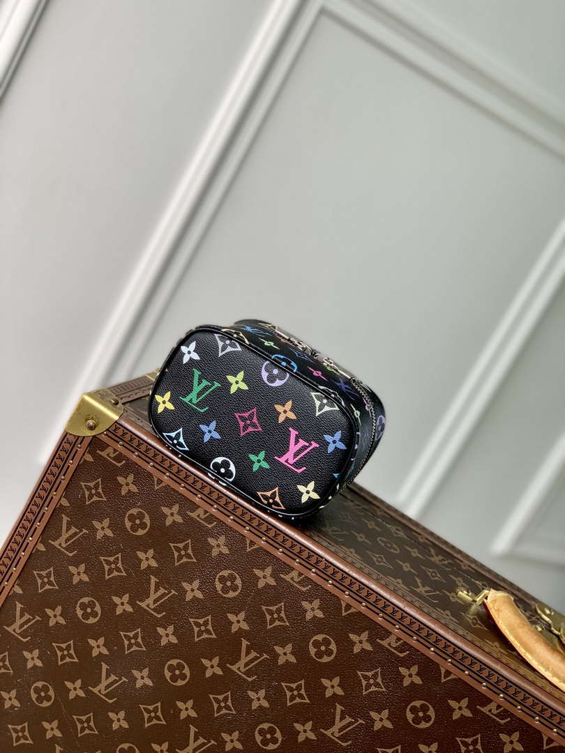 LV M14033 Louis Vuitton LV x TM Nice Nano Vanity Case Multicolored Black