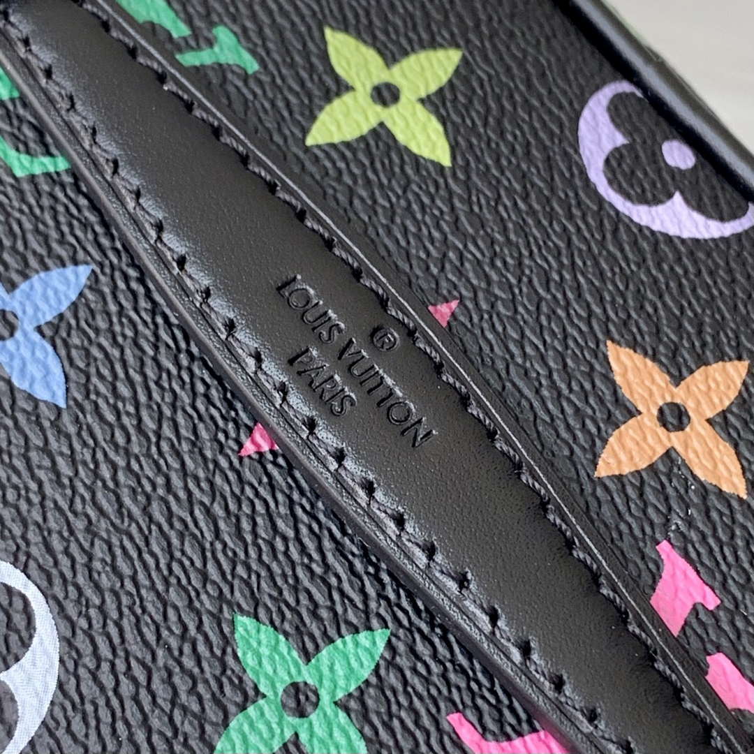 LV M14033 Louis Vuitton LV x TM Nice Nano Vanity Case Multicolored Black