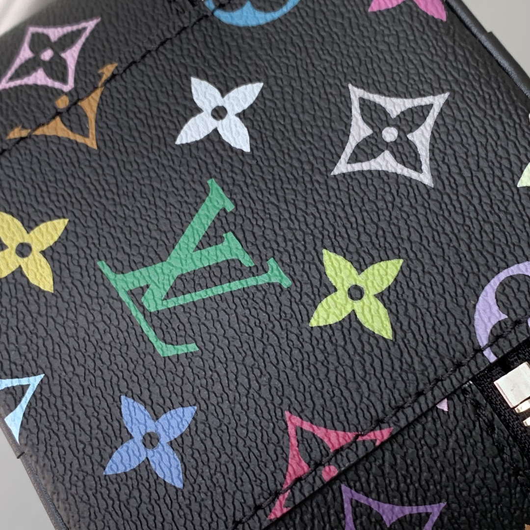 LV M14033 Louis Vuitton LV x TM Nice Nano Vanity Case Multicolored Black