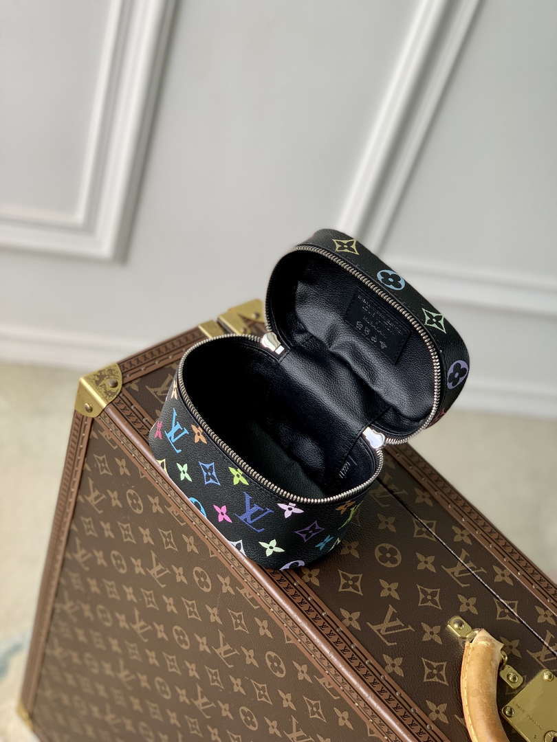 LV M14033 Louis Vuitton LV x TM Nice Nano Vanity Case Multicolored Black