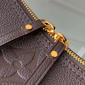 LV M14042 Louis Vuitton Loop Hobo Bag Chocolate Brown - Default Title - View 5