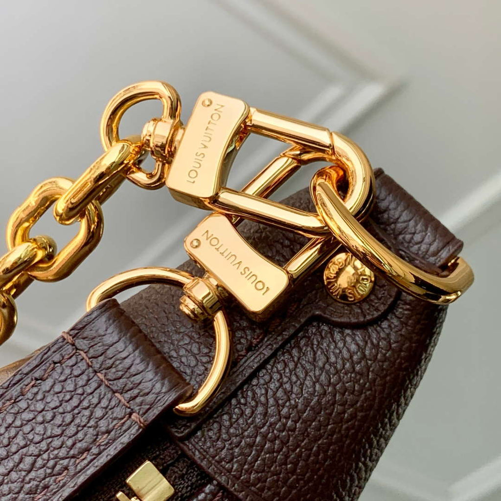 LV M14042 Louis Vuitton Loop Hobo Bag Chocolate Brown