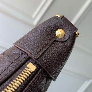 LV M14042 Louis Vuitton Loop Hobo Bag Chocolate Brown - Default Title - View 7