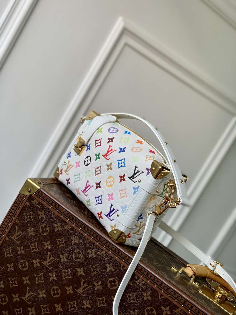 LV M14046 Louis Vuitton LV x TM Side Trunk MM Bag Fashion Leather