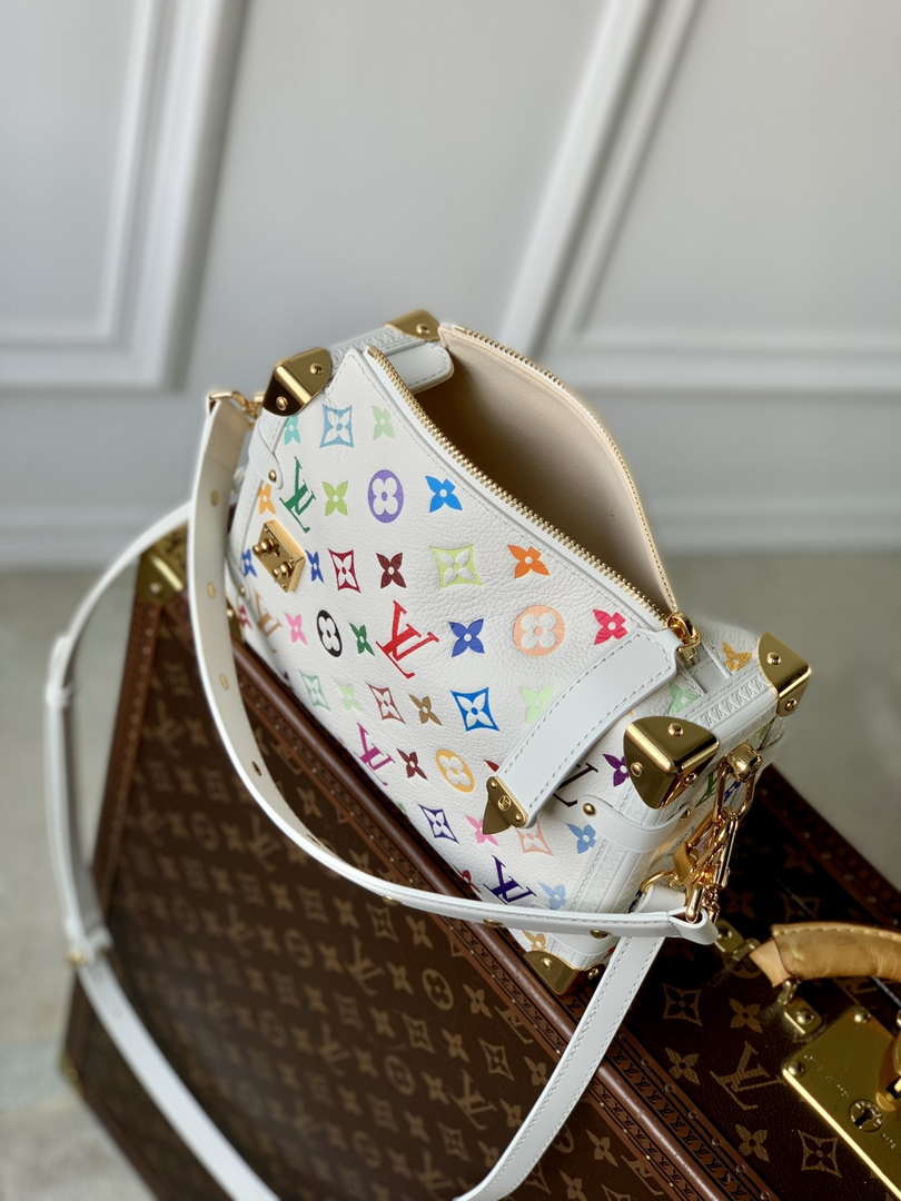 LV M14046 Louis Vuitton LV x TM Side Trunk MM Bag Fashion Leather