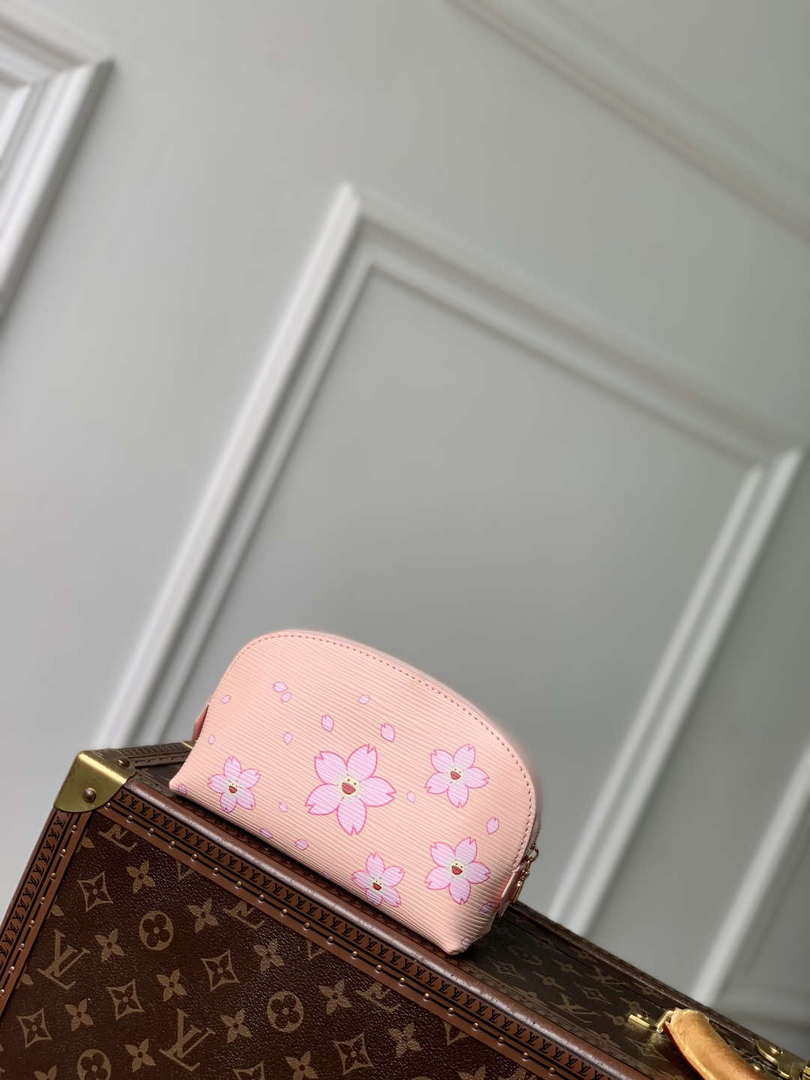 LV M14052 Louis Vuitton LV x TM Cosmetic Pouch PM Bag Pink