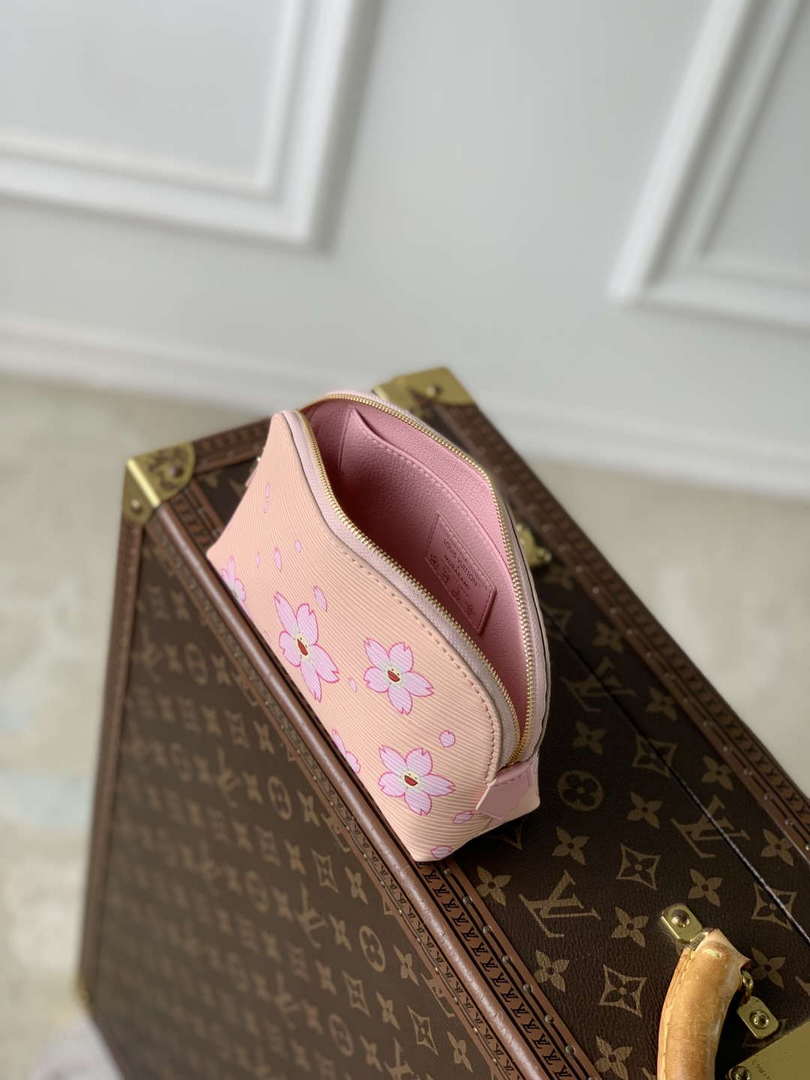 LV M14052 Louis Vuitton LV x TM Cosmetic Pouch PM Bag Pink