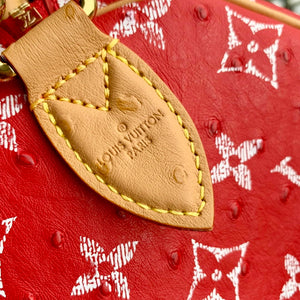 LV M14067 Louis Vuitton Speedy P9 Bandoulière 30 Bag Ostrich Red - Default Title - View 7