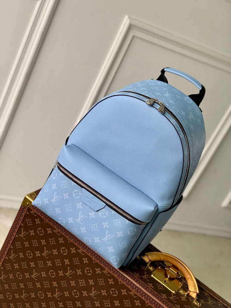 LV M14072 Louis Vuitton Discovery Backpack PM Sky Blue - Default Title - View 1