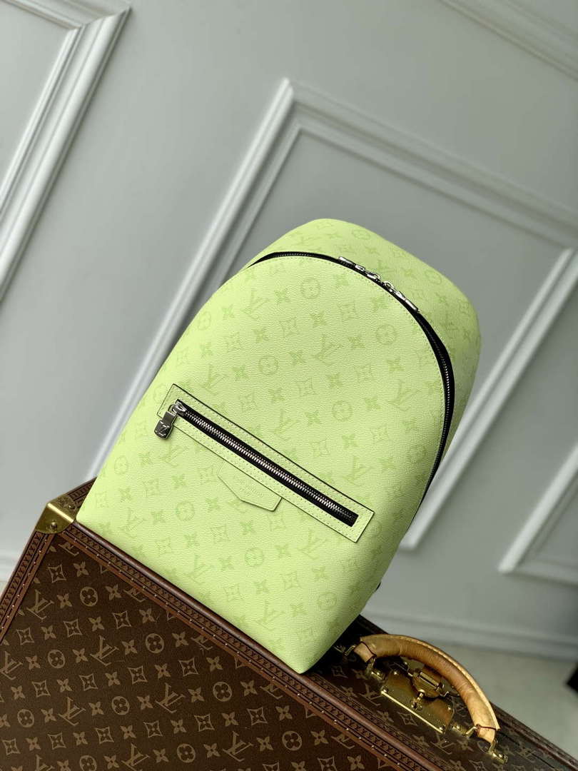 LV M14076 Louis Vuitton Discovery Slim Backpack Lemon Yellow